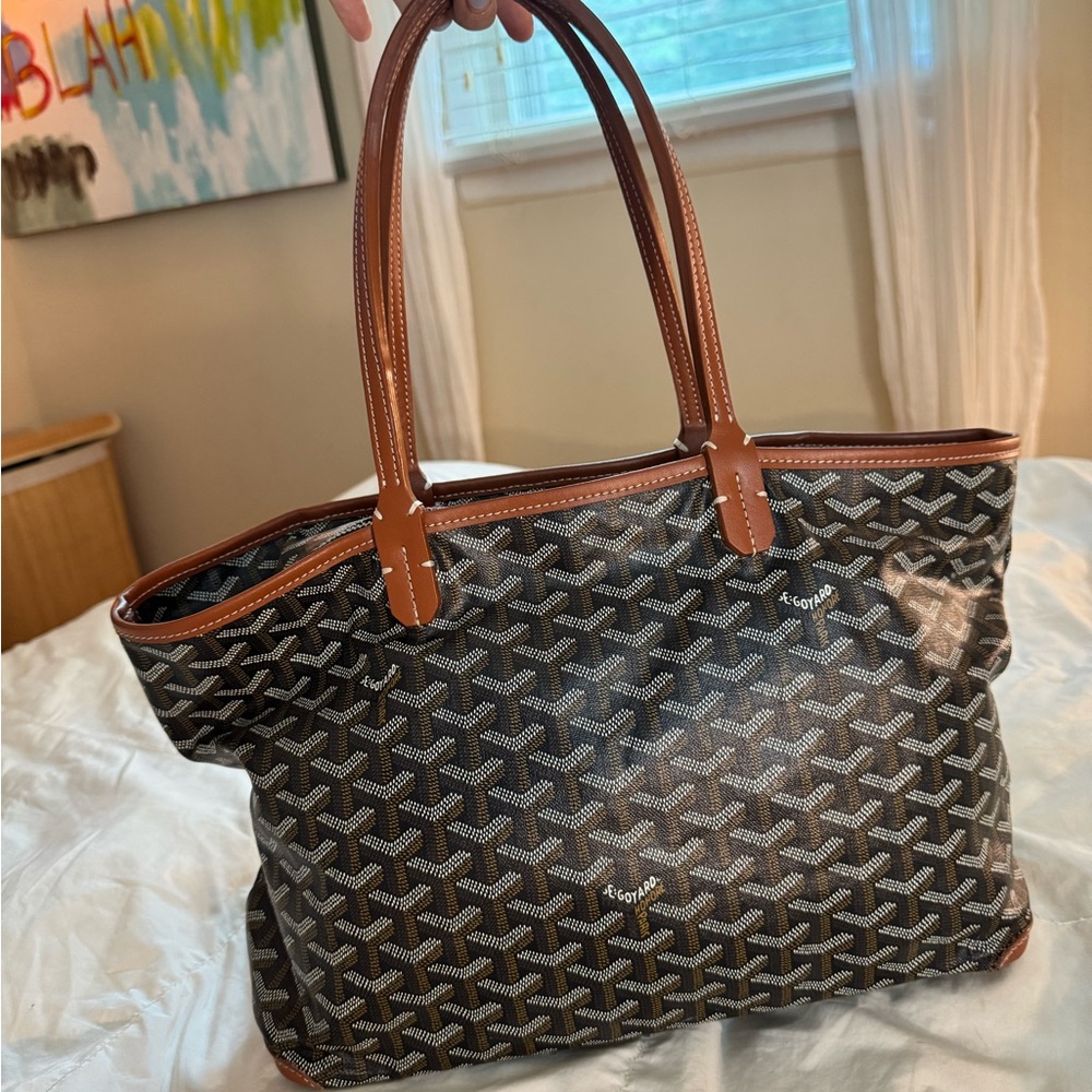 Brown and Black “G-Yard” Tote Bag